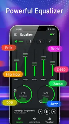 Bass Booster & Equalizer android App screenshot 7